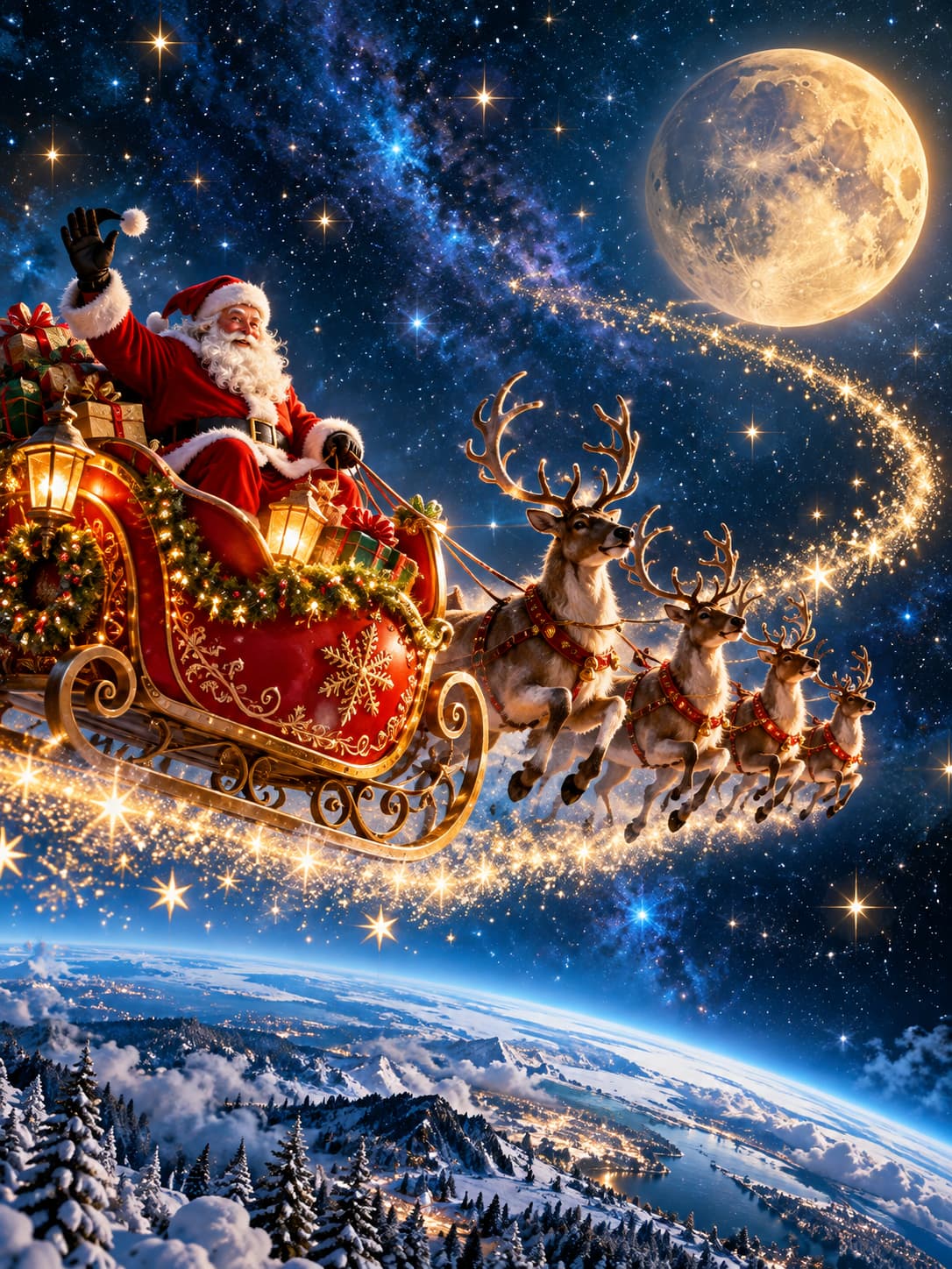 Christmas card background