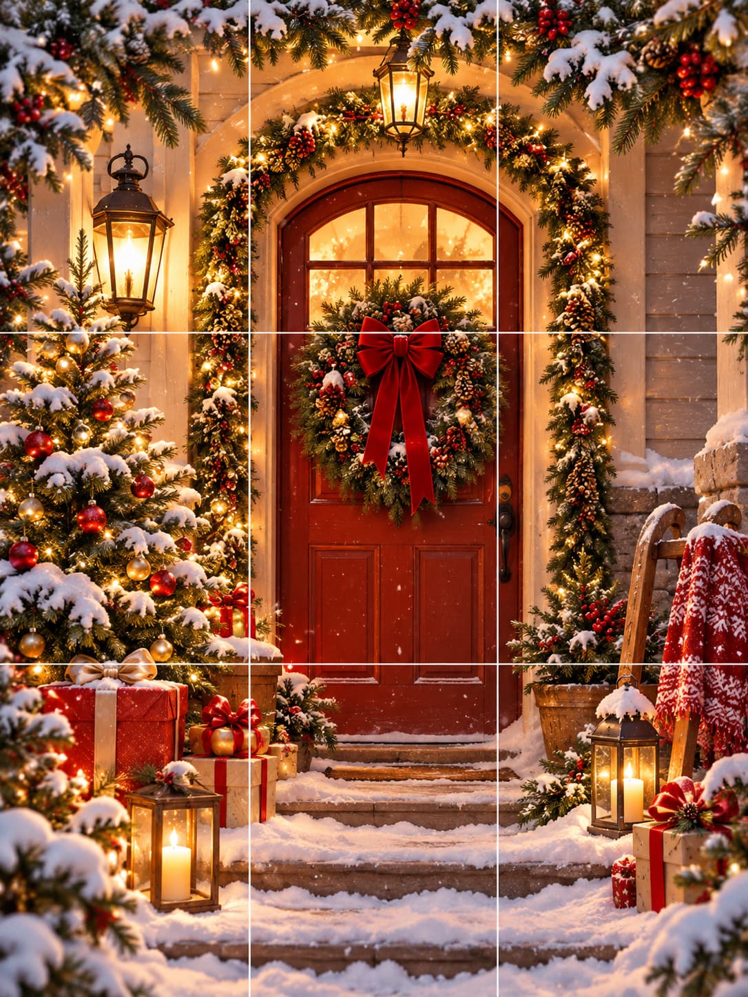 Christmas card background
